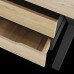 Стол компьютерный Kobor KW-180/60 black/natural