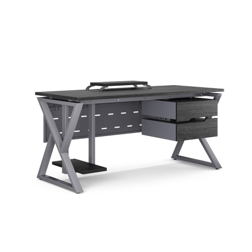 Стол компьютерный Kobor KW-140/60 graphite/wood Стол компьютерный Kobor KW-140/60 graphite/wood