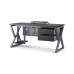 Стол компьютерный Kobor KW-120/70 graphite/wood Стол компьютерный Kobor KW-120/70 graphite/wood