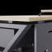 Стол компьютерный Kobor KW-140/80 graphite/natural