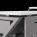 Стол компьютерный Kobor KW-140/70 aluminum/premium