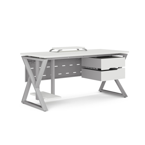 Стол компьютерный Kobor KW-140/80 aluminum/premium