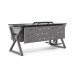 Стол компьютерный Kobor KW-120/70 aluminum/wood