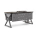 Стол компьютерный Kobor KW-140/70 aluminum/charlston