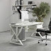 Стол компьютерный Kobor KW-80/80 white/premium
