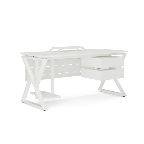 Стол компьютерный Kobor KW-120/80 white/premium Стол компьютерный Kobor KW-120/80 white/premium