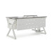 Стол компьютерный Kobor KW-120/60 white/chicago Стол компьютерный Kobor KW-120/60 white/chicago