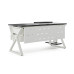 Стол компьютерный Kobor KW-100/70 white/wood