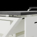 Стол компьютерный Kobor KW-160/70 white/wood