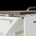Стол компьютерный Kobor KW-160/60 white/charlston