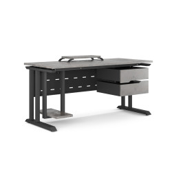 Стол компьютерный Kobor KL1-100/60 black/chicago Стол компьютерный Kobor KL1-100/60 black/chicago