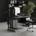 Стол компьютерный Kobor KL1-100/80 black/wood