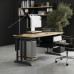 Стол компьютерный Kobor KL1-140/60 black/natural Стол компьютерный Kobor KL1-140/60 black/natural