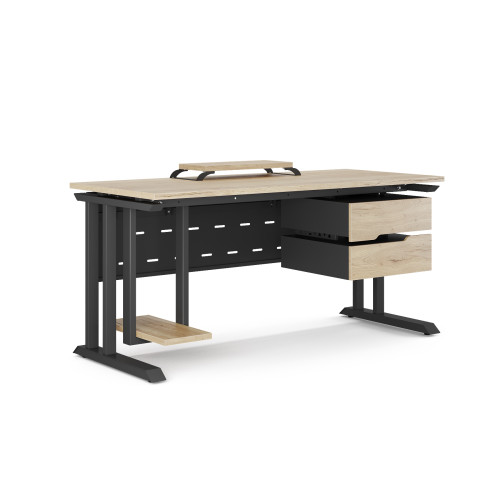 Стол компьютерный Kobor KL1-80/80 black/natural Стол компьютерный Kobor KL1-80/80 black/natural