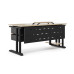 Стол компьютерный Kobor KL1-180/80 black/natural Стол компьютерный Kobor KL1-180/80 black/natural