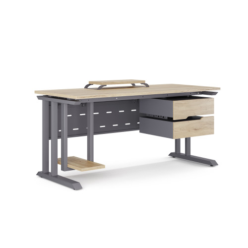 Стол компьютерный Kobor KL1-80/80 graphite/natural Стол компьютерный Kobor KL1-80/80 graphite/natural