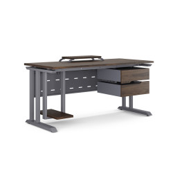 Стол компьютерный Kobor KL1-100/70 graphite/charlston Стол компьютерный Kobor KL1-100/70 graphite/charlston