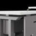 Стол компьютерный Kobor KL1-160/60 aluminum/premium