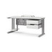 Стол компьютерный Kobor KL1-120/70 aluminum/premium