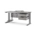 Стол компьютерный Kobor KL1-120/70 aluminum/chicago Стол компьютерный Kobor KL1-120/70 aluminum/chicago
