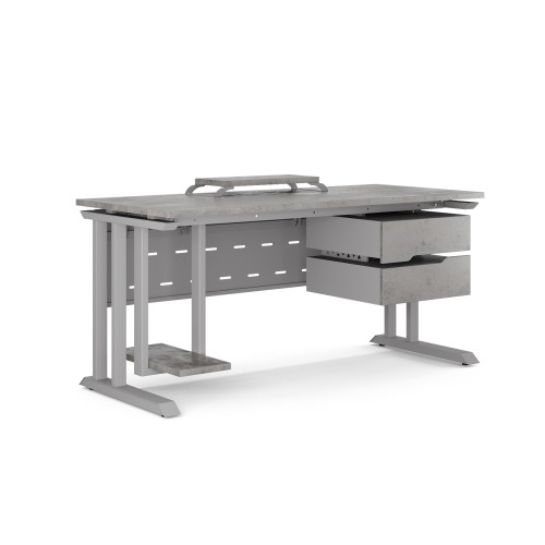 Стол компьютерный Kobor KL1-80/80 aluminum/chicago