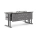 Стол компьютерный Kobor KL1-80/80 aluminum/chicago