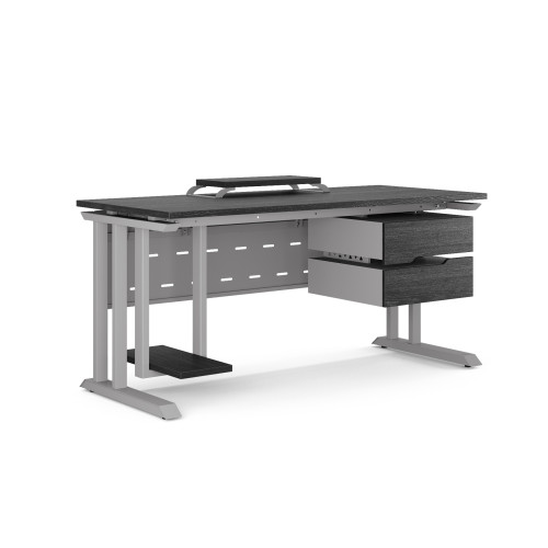 Стол компьютерный Kobor KL1-160/60 aluminum/wood