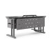 Стол компьютерный Kobor KL1-180/70 aluminum/wood Стол компьютерный Kobor KL1-180/70 aluminum/wood