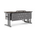 Стол компьютерный Kobor KL1-80/80 aluminum/charlston Стол компьютерный Kobor KL1-80/80 aluminum/charlston