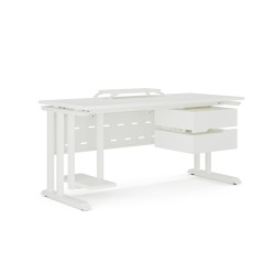 Стол компьютерный Kobor KL1-100/60 white/premium