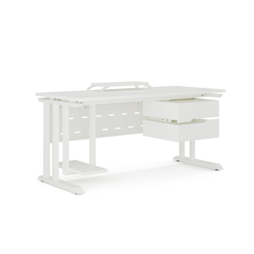 Стол компьютерный Kobor KL1-80/80 white/premium