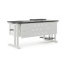 Стол компьютерный Kobor KL1-160/60 white/wood