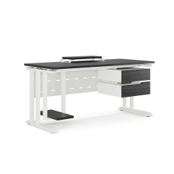 Стол компьютерный Kobor KL1-100/70 white/wood Стол компьютерный Kobor KL1-100/70 white/wood