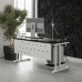 Стол компьютерный Kobor KL1-180/70 white/wood