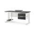 Стол компьютерный Kobor KL1-160/80 white/wood Стол компьютерный Kobor KL1-160/80 white/wood