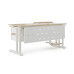 Стол компьютерный Kobor KL1-180/60 white/natural Стол компьютерный Kobor KL1-180/60 white/natural