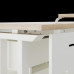 Стол компьютерный Kobor KL1-80/80 white/natural