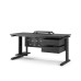 Стол компьютерный Kobor KL2-120/60 black/wood Стол компьютерный Kobor KL2-120/60 black/wood