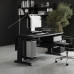 Стол компьютерный Kobor KL2-140/60 black/wood Стол компьютерный Kobor KL2-140/60 black/wood