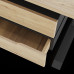 Стол компьютерный Kobor KL2-180/60 black/natural Стол компьютерный Kobor KL2-180/60 black/natural