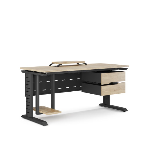 Стол компьютерный Kobor KL2-140/80 black/natural