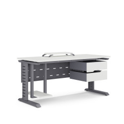 Стол компьютерный Kobor KL2-100/60 graphite/premium Стол компьютерный Kobor KL2-100/60 graphite/premium