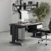 Стол компьютерный Kobor KL2-180/80 graphite/chicago