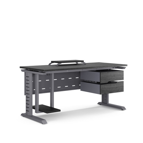Стол компьютерный Kobor KL2-80/60 graphite/wood Стол компьютерный Kobor KL2-80/60 graphite/wood