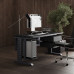 Стол компьютерный Kobor KL2-100/80 graphite/wood Стол компьютерный Kobor KL2-100/80 graphite/wood