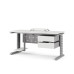 Стол компьютерный Kobor KL2-140/60 aluminum/premium