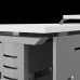 Стол компьютерный Kobor KL2-160/60 aluminum/premium Стол компьютерный Kobor KL2-160/60 aluminum/premium