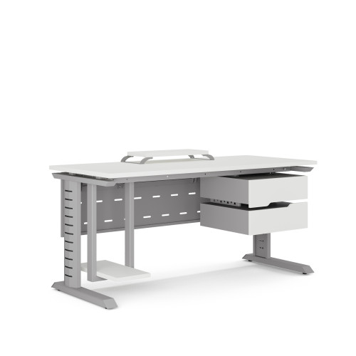 Стол компьютерный Kobor KL2-180/70 aluminum/premium Стол компьютерный Kobor KL2-180/70 aluminum/premium