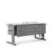 Стол компьютерный Kobor KL2-180/70 aluminum/premium Стол компьютерный Kobor KL2-180/70 aluminum/premium