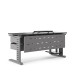 Стол компьютерный Kobor KL2-100/60 aluminum/wood Стол компьютерный Kobor KL2-100/60 aluminum/wood